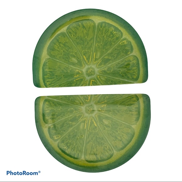 Vintage Lime Platter Mela-Ware 15”x101/4” - Picture 4 of 5